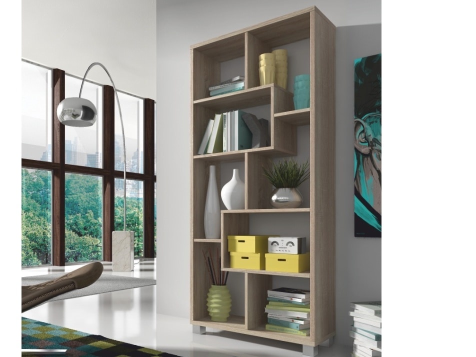 ADEN regál, dub sonoma