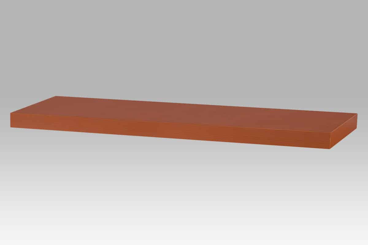 Nástěnná polička P-005 TR, 80cm, barva třešeň