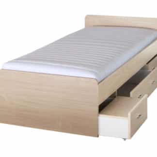 Postel DUETO 90x200 cm, javor