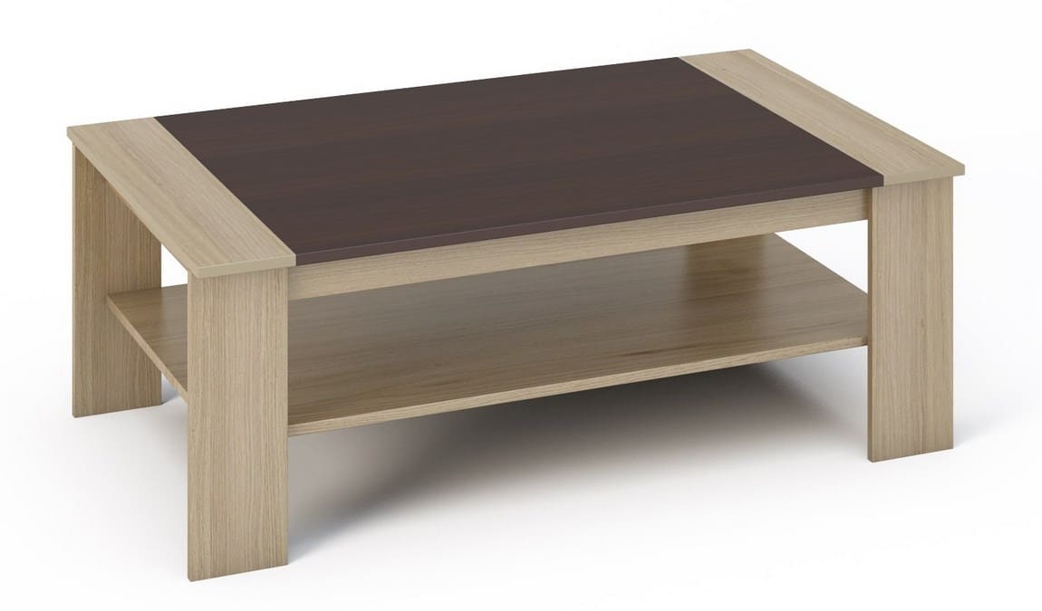 BERN konferenční stolek, dub sonoma/wenge