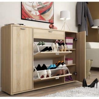 Botník ANABELA, dub sonoma