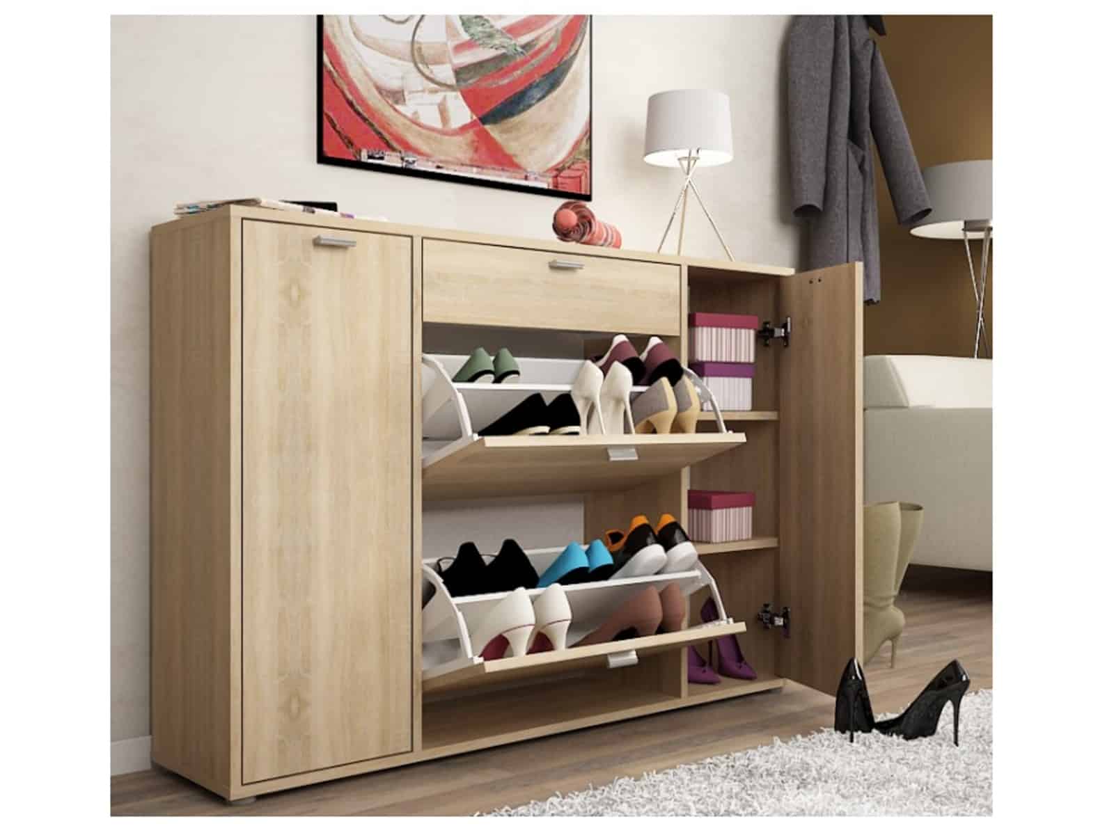 Botník ANABELA, dub sonoma