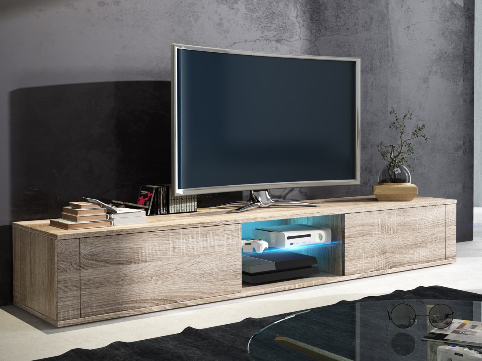 TV stolek HIT, dub sonoma