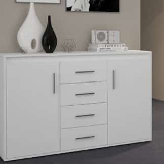 TEXAS 7 komoda, bílá