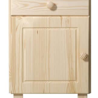 Noční stolek MEGA, masiv borovice, mořeni: ...