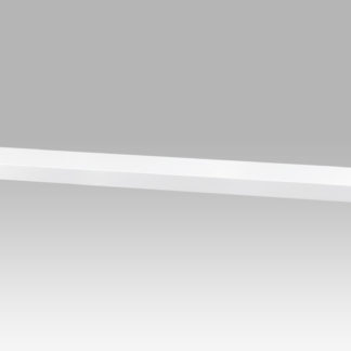 Nástěnná polička P-002 WT, 120cm, barva bílá - vysoký lesk