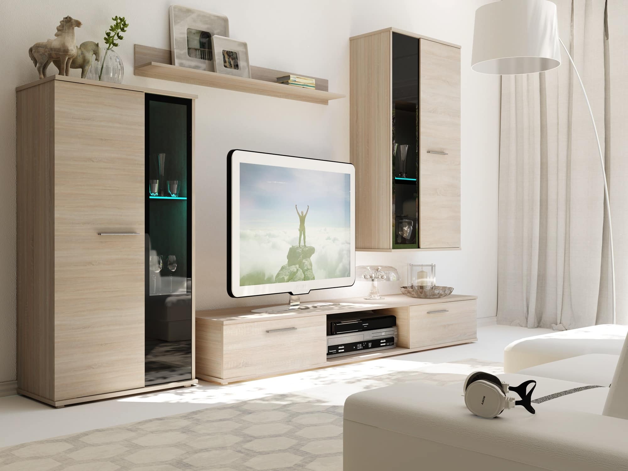 Obývací stěna SALSA, dub sonoma