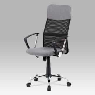 Kancelářská židle KA-V204 GREY, šedá/černá