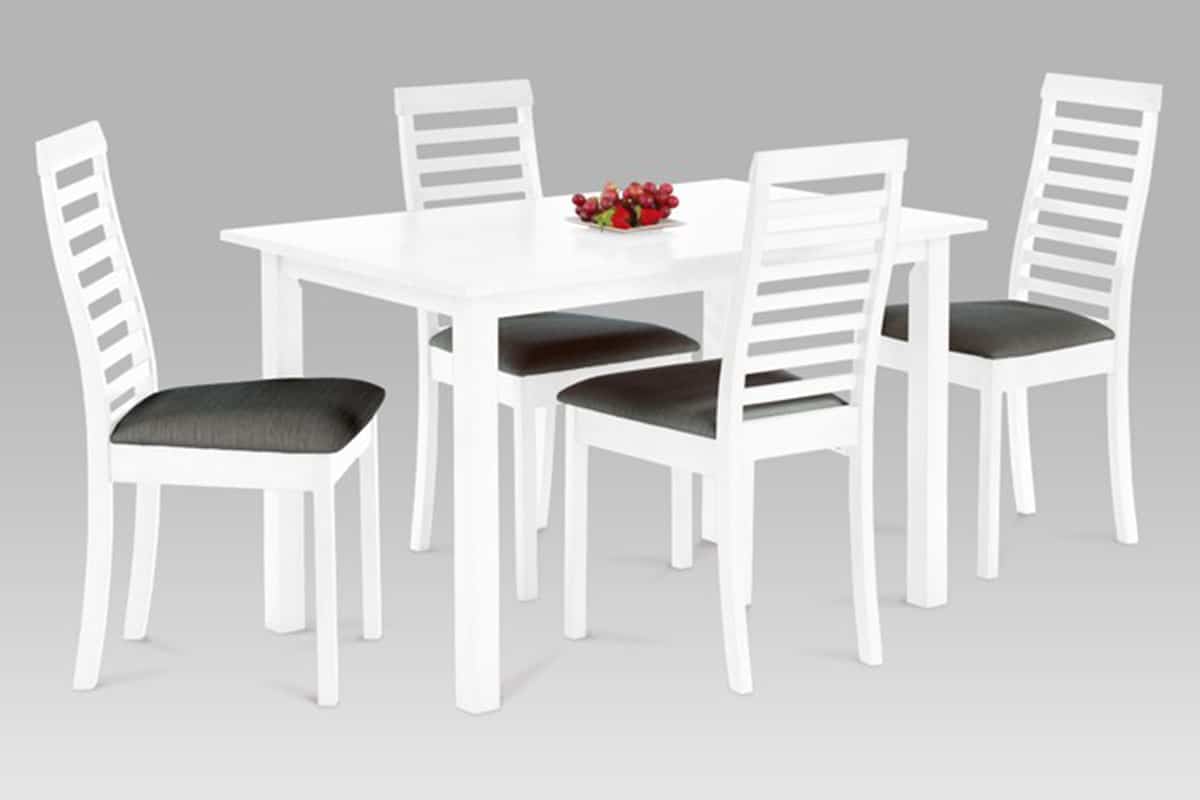 Jídelní set 1+4 AUT-4000 WT, bílá