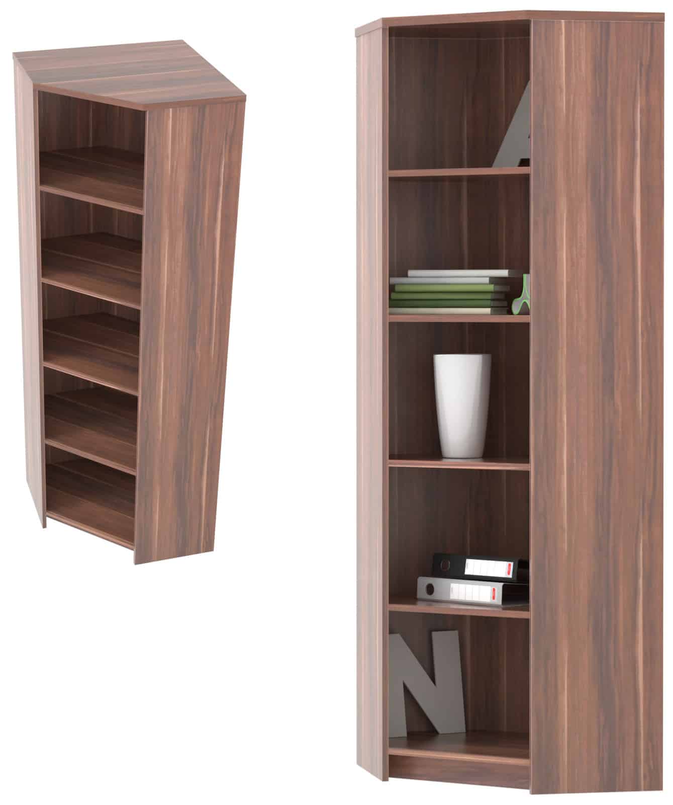 Regál rohový JH050R, švestka