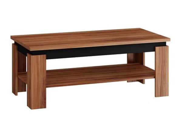 Konferenční stolek BETA, švestka/černý lesk