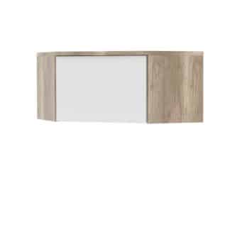 MAXIMO, nástavec rohový MX33, canyon oak/bílý lesk