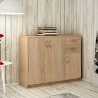 HIT, komoda 3D2S, dub sonoma