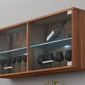 MAGIC, závěsná skříňka prosklená, švestka