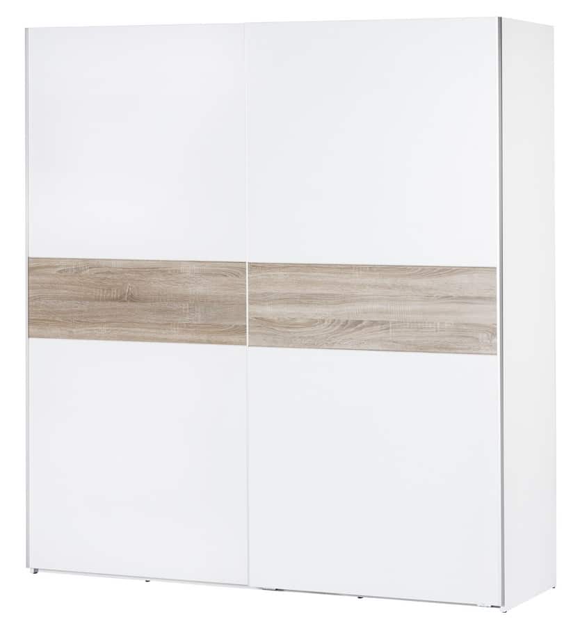 VENECIA II, skříň, dub sonoma/bílá