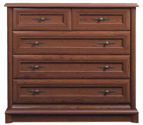 KENT, komoda EKOM 5S/10, kaštan