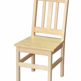 Židle nr.1, masiv borovice, moření: ...