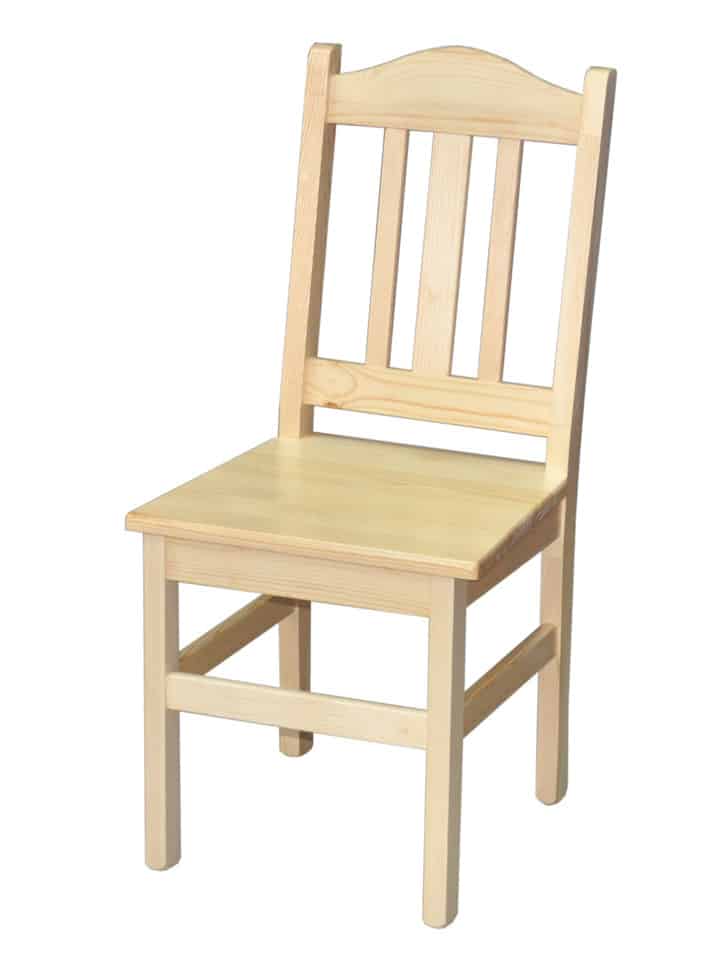Židle nr.1, masiv borovice, moření: ...