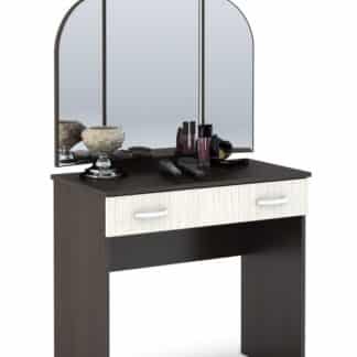 Toaletní stolek se zrcadlem BASIA CT-551, belfort/wenge