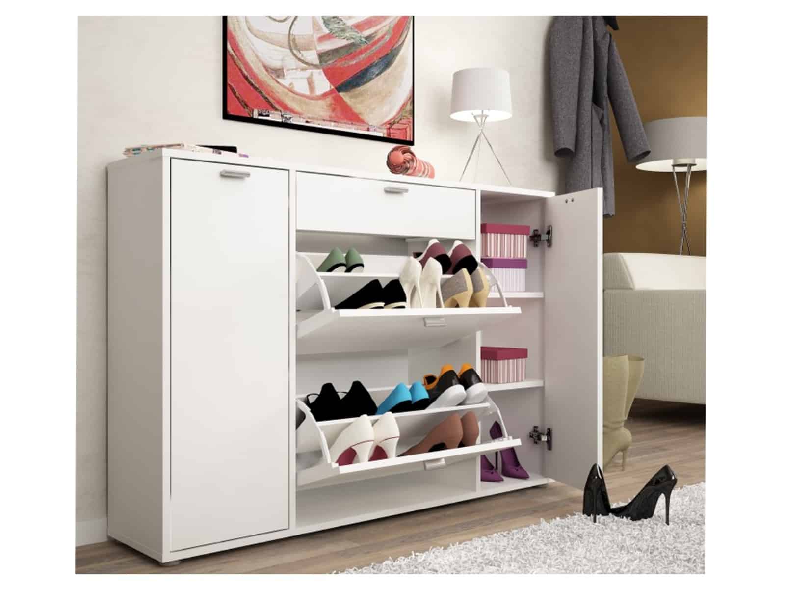 Botník ANABELA, bílý