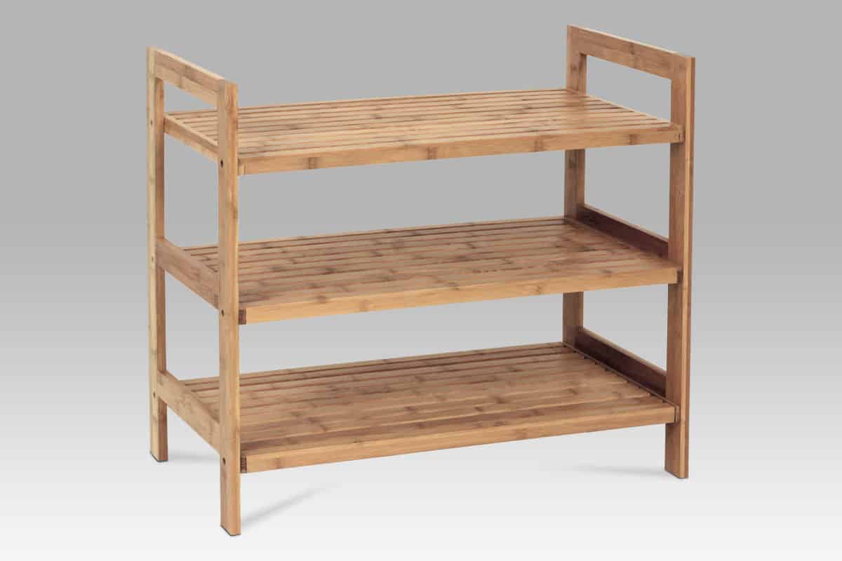 Botník bambusový DR-025, 3-patrový