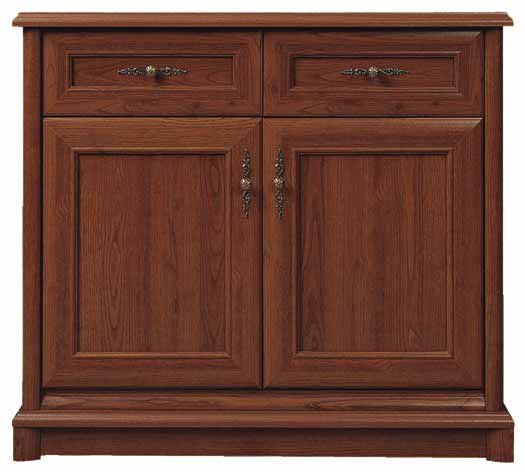 KENT, komoda EKOM 2D2S, kaštan