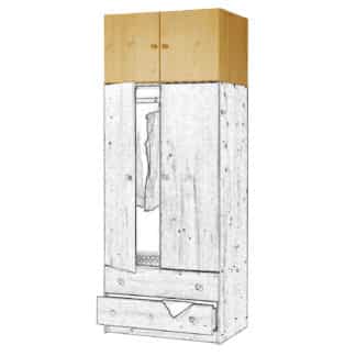 Nástavec 711, masiv smrk