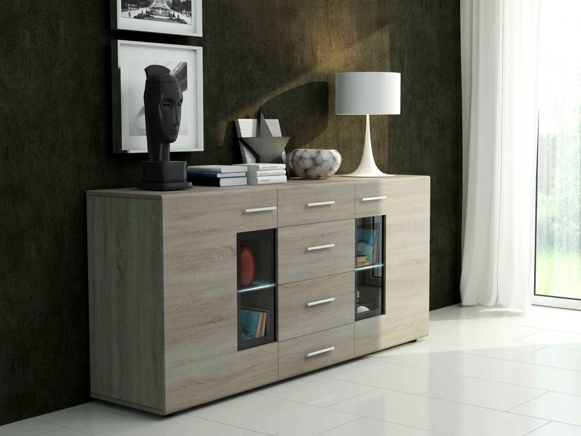 Komoda TANGO, dub sonoma