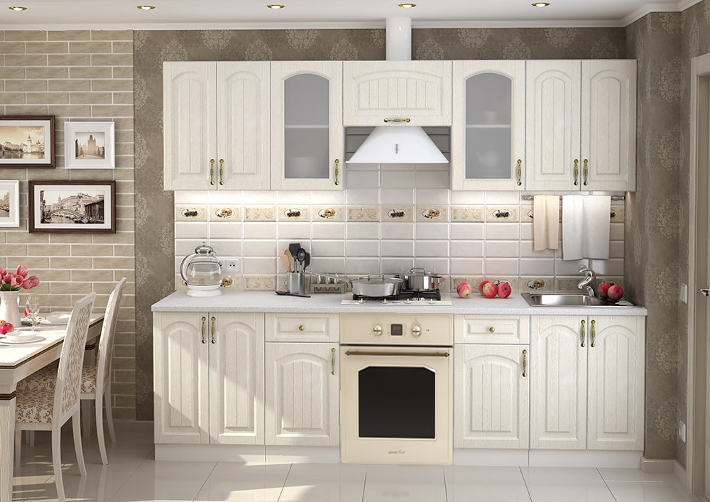 Kuchyně VERONA 200/260, zlatý jasan