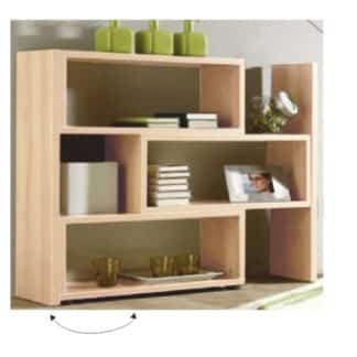 KLOE III regál rozkládací, dub sonoma