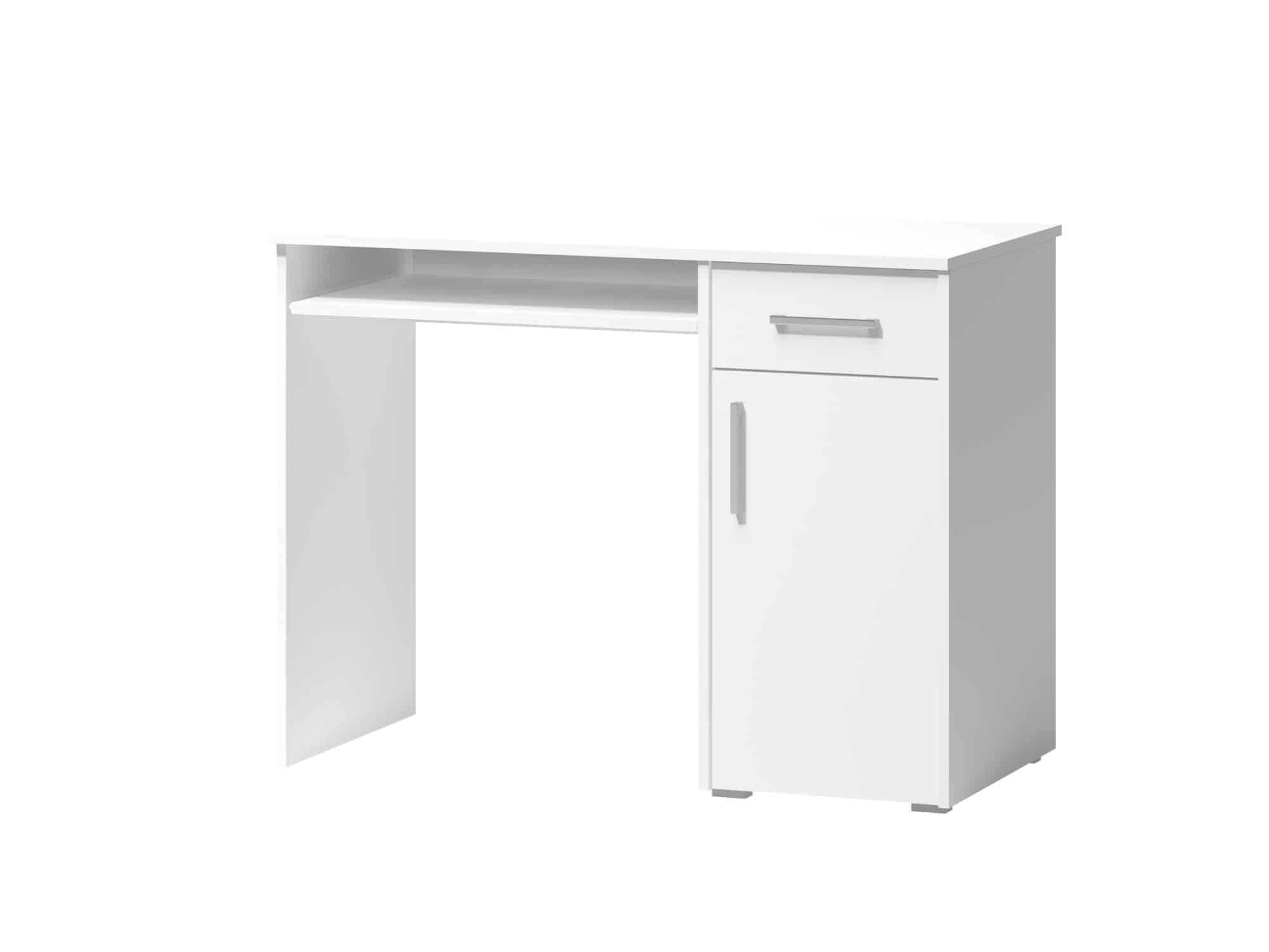 PC stůl ARTA 15, bílý mat