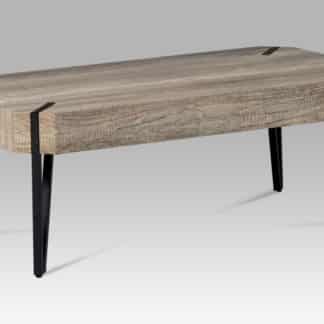 Konferenční stolek AHG-241 CAN, dub canyon grey/černá