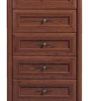 KENT, komoda EKOM 5S/6, kaštan