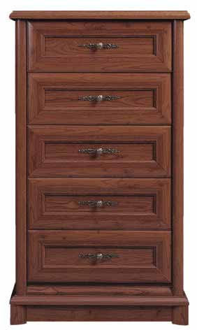 KENT, komoda EKOM 5S/6, kaštan