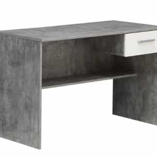 Psací stůl LUPO LPB20, beton/bílá