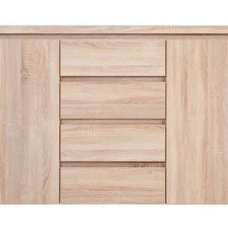 KASPIAN, komoda KOM2D4S, dub sonoma