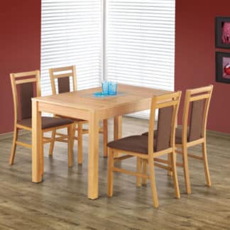 Rozkládací jídelní set MAHU 1+4, olše