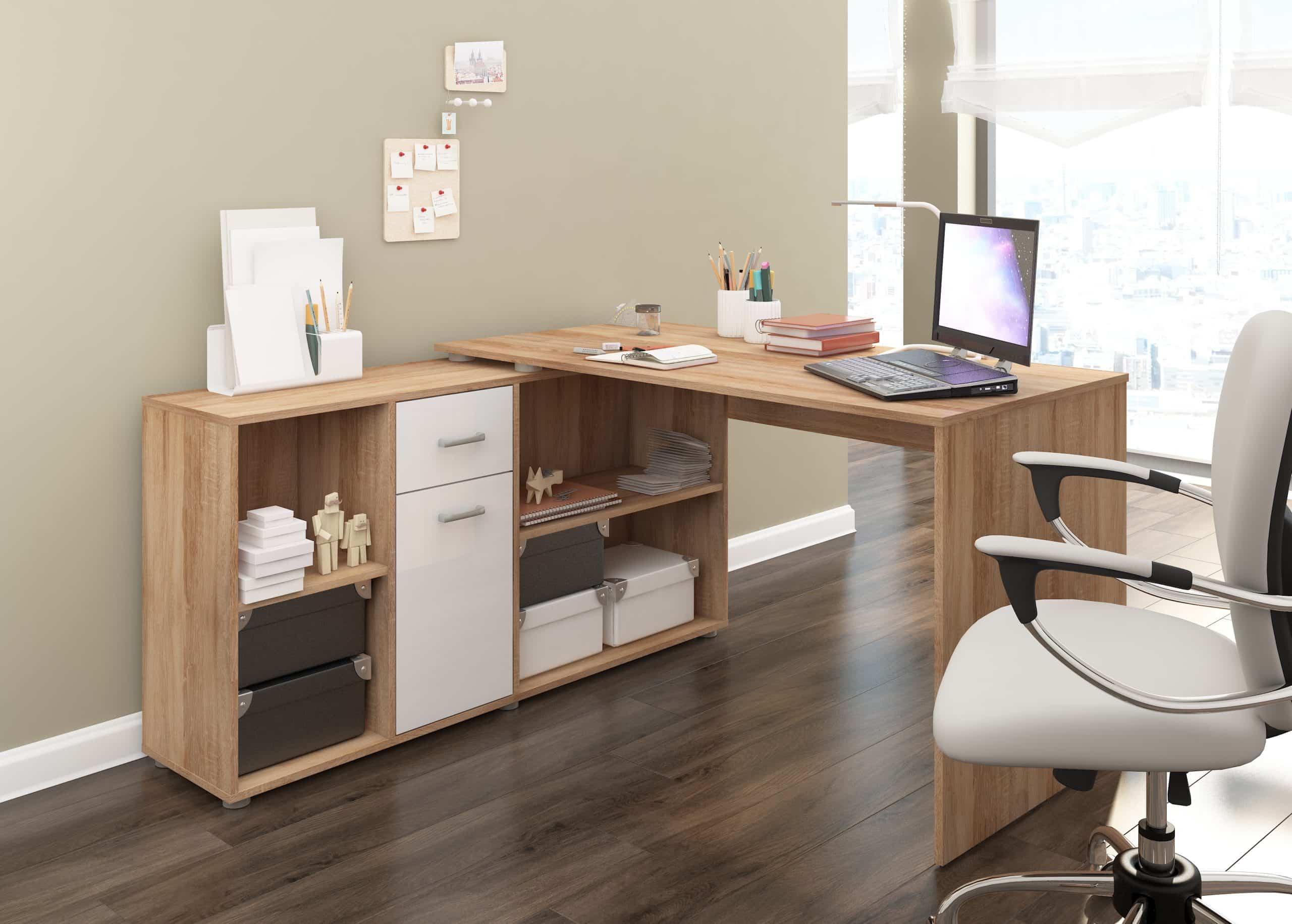 Psací stůl BEAT L levý, barva: