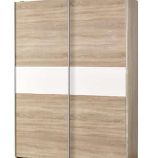 Skříň LIMA S-1, dub sonoma/bílá