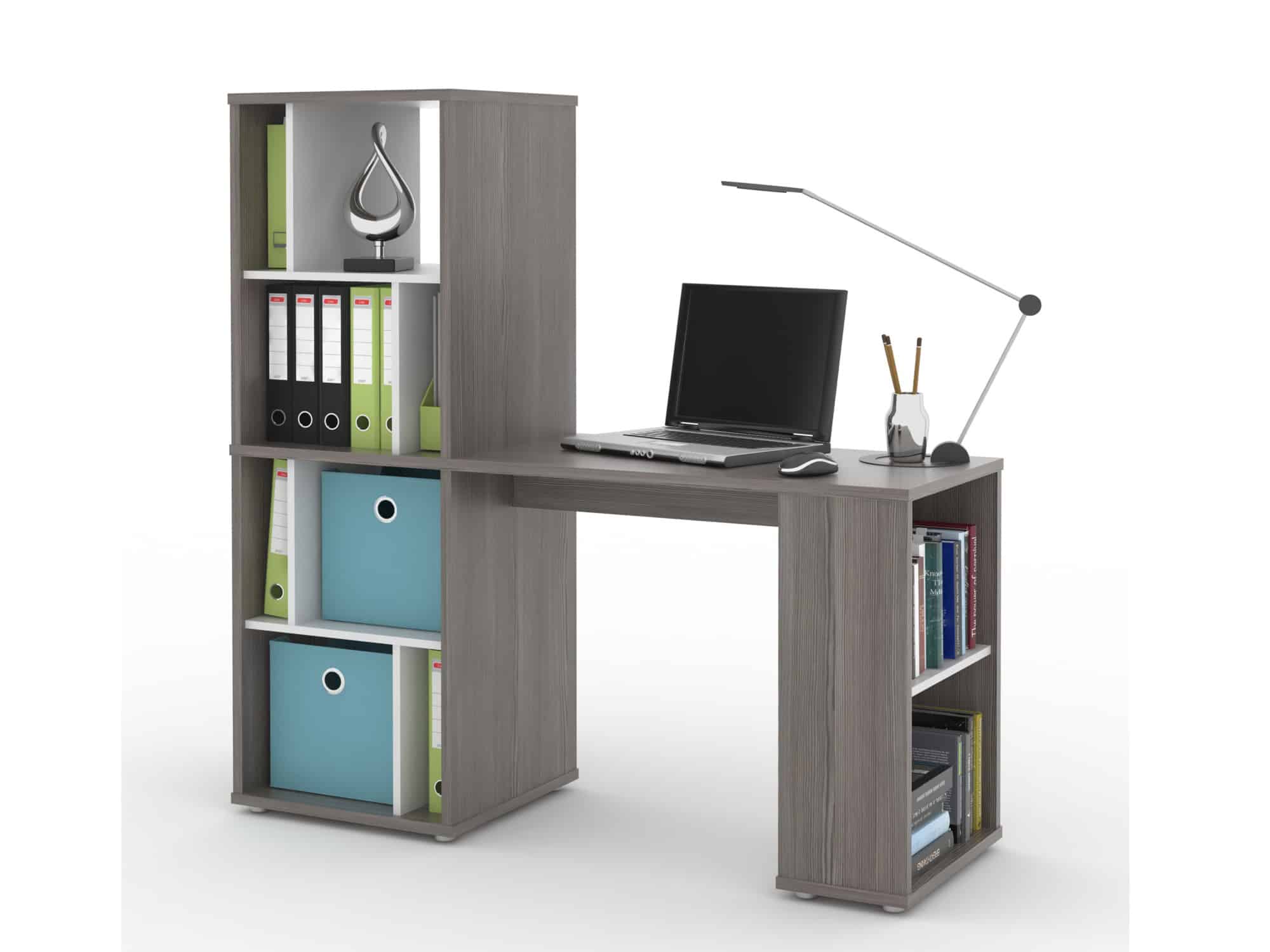 NU psací stůl SETTE, avola/bílá