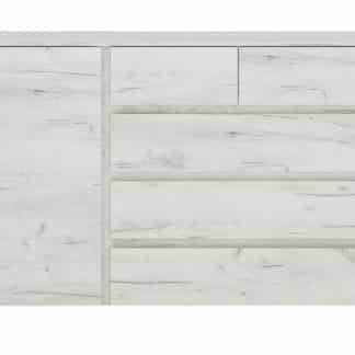 ANGEL, komoda 1D5S, dub bílý