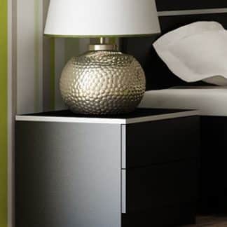 VISTA noční stolek, černá