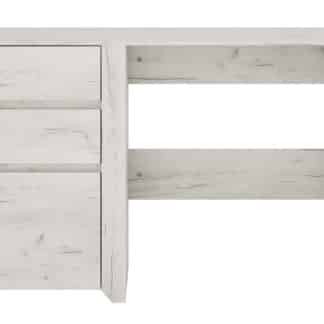 Elegantní psací stůl ANGEL 3S, dub bílý