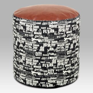 Taburet látkový TAB-214, vícebarevná látka