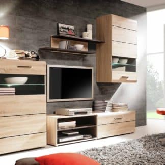 COMBINO, obývací stěna CMBM12B, dub sonoma/wenge DOPRODEJ