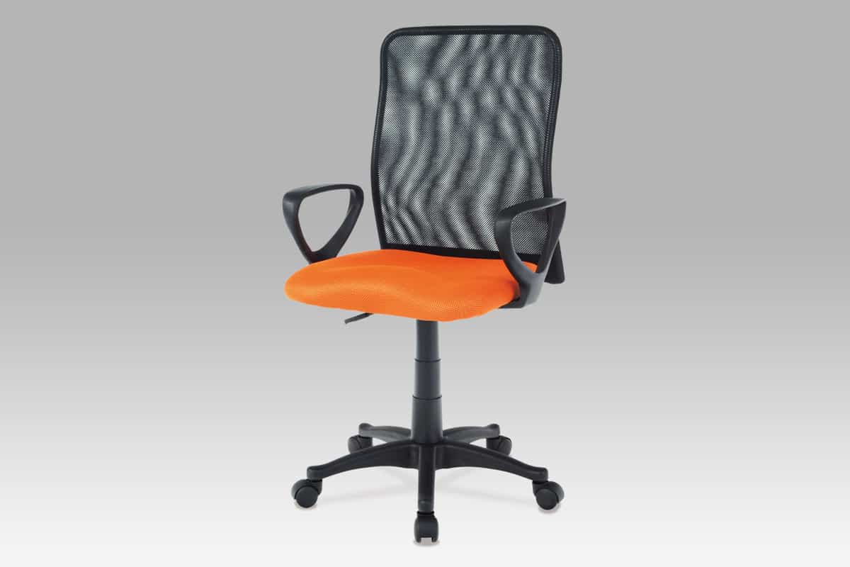 Kancelářská židle KA-B047 ORA, oranžová