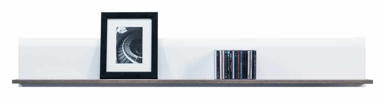 LI 11 - Police závěsná LIONEL LI 11, dub sonoma truflový/bílý lesk