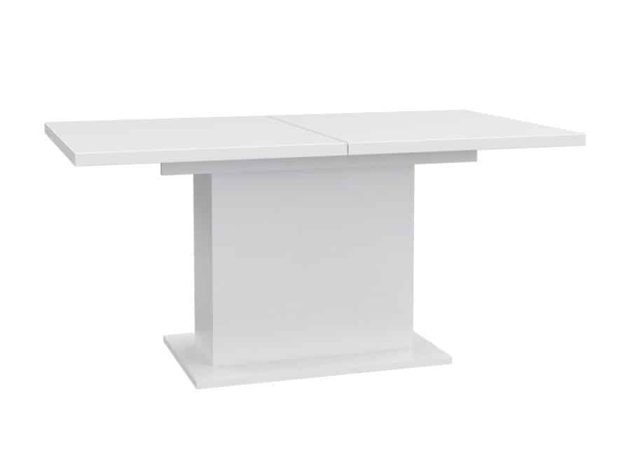 Jídelní rozkládací stůl EST42, bílý