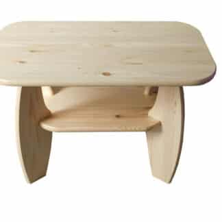 Konferenční stolek 65x65 nr.5, masiv borovice, moření: ...