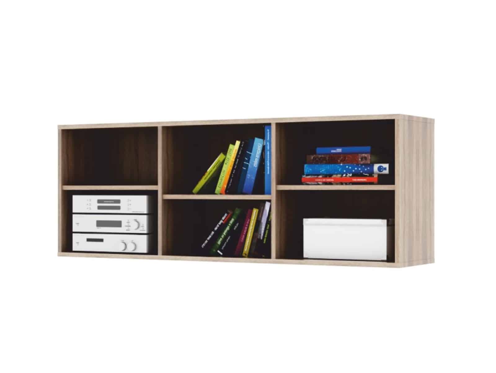 Regál nízký DUNAJ 12, dub sonoma